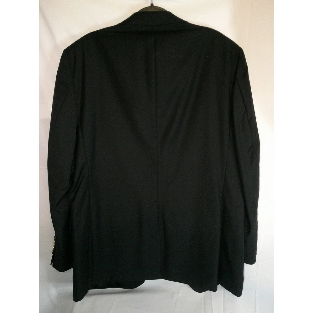 Jos A Bank Signature Collection Black Wool Blazer Mens 46‎ Regular